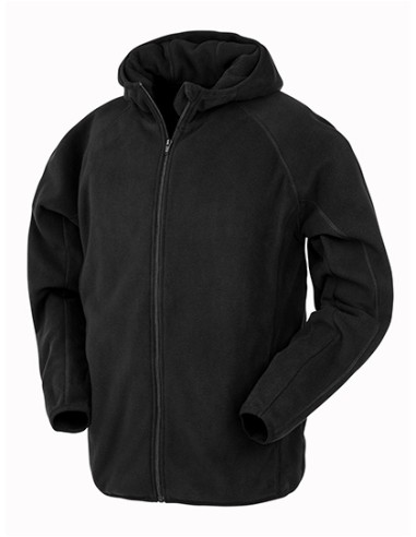RES-R906X-Recycled Hooded Microfleece Jacket